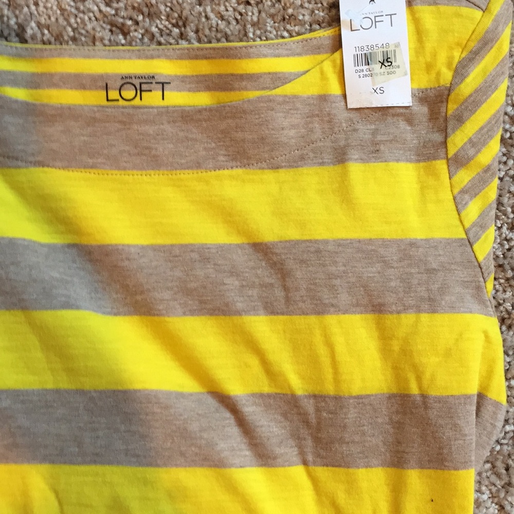LOFT boat neck tee. Never worn.